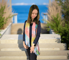 Naložite sliko v pregledovalnik galerije, obojestranski ženski šal poletni šali modni sal pisani sali cvetlice prehodni sal viskoza svila barvit ženski šali moda udoben šal mehek obojestranski sal jesenski šal cvetlični ženski šal