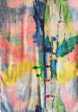 Naložite sliko v pregledovalnik galerije, obojestranski ženski šal poletni šali modni sal pisani sali cvetlice prehodni sal viskoza svila barvit ženski šali moda udoben šal mehek obojestranski sal jesenski šal cvetlični ženski šal