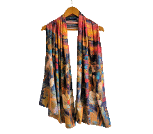 Naložite sliko v pregledovalnik galerije, obojestranski ženski šal poletni šali modni sal pisani sali cvetlice prehodni sal viskoza svila barvit ženski šali moda udoben šal mehek obojestranski sal jesenski šal cvetlični ženski šal