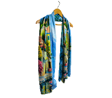 Naložite sliko v pregledovalnik galerije, obojestranski ženski šal poletni šali modni sal pisani sali cvetlice prehodni sal viskoza svila barvit ženski šali moda udoben šal mehek obojestranski sal jesenski šal cvetlični ženski šal poletni šal