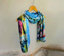 Naložite sliko v pregledovalnik galerije, obojestranski ženski šal poletni šali modni sal pisani sali cvetlice prehodni sal viskoza svila barvit ženski šali moda udoben šal mehek obojestranski sal jesenski šal cvetlični ženski šal poletni šal