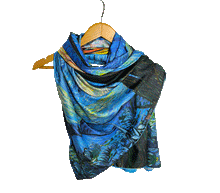 Naložite sliko v pregledovalnik galerije, obojestranski ženski šal poletni šali modni sal pisani sali cvetlice prehodni sal viskoza svila barvit ženski šali moda udoben šal mehek obojestranski sal jesenski šal ženski šal moda zvezde