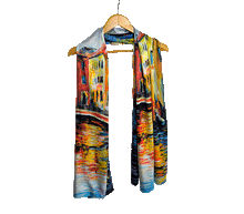 Naložite sliko v pregledovalnik galerije, obojestranski ženski šal poletni šali modni sal pisani sali cvetlice prehodni sal viskoza svila barvit ženski šali moda udoben šal mehek obojestranski sal jesenski šal ženski šal moda zvezde