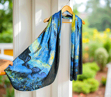 Naložite sliko v pregledovalnik galerije, obojestranski ženski šal poletni šali modni sal pisani sali cvetlice prehodni sal viskoza svila barvit ženski šali moda udoben šal mehek obojestranski sal jesenski šal ženski šal moda zvezde