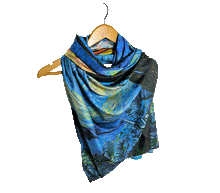 Naložite sliko v pregledovalnik galerije, obojestranski ženski šal poletni šali modni sal pisani sali cvetlice prehodni sal viskoza svila barvit ženski šali moda udoben šal mehek obojestranski sal jesenski šal ženski šal moda zvezde