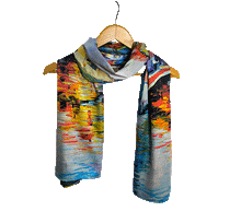 Naložite sliko v pregledovalnik galerije, obojestranski ženski šal poletni šali modni sal pisani sali cvetlice prehodni sal viskoza svila barvit ženski šali moda udoben šal mehek obojestranski sal jesenski šal ženski šal moda zvezde