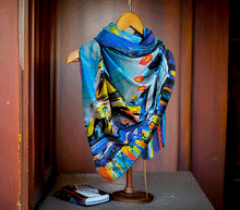 Naložite sliko v pregledovalnik galerije, obojestranski ženski šal poletni šali modni sal pisani sali prehodni sal viskoza svila barvit ženski šali moda udoben šal mehek obojestranski sal jesenski šal ženski šal pariz zvezde