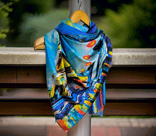 Naložite sliko v pregledovalnik galerije, obojestranski ženski šal poletni šali modni sal pisani sali prehodni sal viskoza svila barvit ženski šali moda udoben šal mehek obojestranski sal jesenski šal ženski šal pariz zvezde