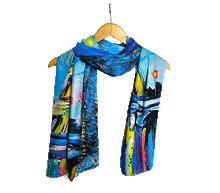 Naložite sliko v pregledovalnik galerije, obojestranski ženski šal poletni šali modni sal pisani sali prehodni sal viskoza svila barvit ženski šali moda udoben šal mehek obojestranski sal jesenski šal ženski šal pariz zvezde