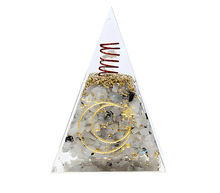 Naložite sliko v pregledovalnik galerije, orgonit piramida mesecev kamen kristali zaščita zascita elektromagnetno sevanje orgonit piramida kristali lunin kamen spirala kristali poldragi kamni piramide piramida moč moc orgonit piramida orgonit elektrosmog