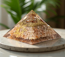 Naložite sliko v pregledovalnik galerije, orgonit piramida sončev kamen kristali zaščita zascita elektromagnetno sevanje orgonit piramida kristali soncev kamen spirala kristali poldragi kamni piramide piramida moč moc orgonit piramida orgonit elektrosmog