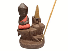 Naložite sliko v pregledovalnik galerije, backflow podstavek za dišeče stožce stojalo backflow za stožce podstavek za dišeče palčke buda buddha dimna fontana vzratna dimna fontana za disece stozce stojalo za disece palcke