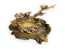 Naložite sliko v pregledovalnik galerije, Kovinski podstavek, dimna fontana za kadila Backflow Ribnik 10.5 cm