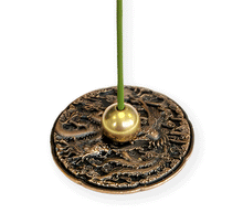 Naložite sliko v pregledovalnik galerije, podstavek za dišeče palčke stojalo za dišeče palčke stojalo za kadila podstavek za dišeče stožce iz kovine simbol zmaj simbol feniks stojalo za dišeče stožce