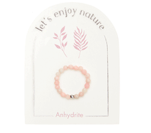 Naložite sliko v pregledovalnik galerije, prstan kristali prstan iz kristalov kristalni prstan nakit kristali elastični prstan elastičen prstan energetski nakit anhidrit kamen anhidrit