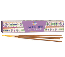 Naložite sliko v pregledovalnik galerije, hem sacred elements lavender white sage incense dišeče palčke beli žajbelj sivka disece palcke kadila disave za dom sacred elements lavender white sage meditacija energetsko ciscenje prostora čiščenje prostora dišeče palčke sivka beli zajbelj