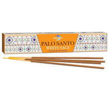 Naložite sliko v pregledovalnik galerije, hem sacred elements palo santo white sage incense dišeče palčke disece palcke kadila disave za dom sveti les beli žajbelj meditacija energetsko ciscenje prostora čiščenje prostora dišeče palčke