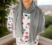 Naložite sliko v pregledovalnik galerije, šal šali ženski šali poletni šali prehodni šali modni dodatki svila viskoza enobarvni šali modni sal zenski sal