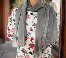 Naložite sliko v pregledovalnik galerije, šal šali ženski šali poletni šali prehodni šali modni dodatki svila viskoza enobarvni šali modni sal zenski sal