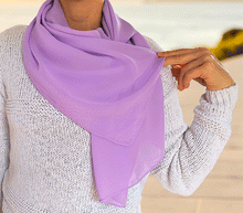 Naložite sliko v pregledovalnik galerije, šal šali ženski šali poletni šali prehodni šali modni dodatki svila viskoza enobarvni šali enobarven šal sal enobarven lahek sal viskoza svila sal naravni material