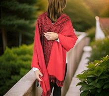 Naložite sliko v pregledovalnik galerije, sal sali šal šali pasmina pašmina ženski šali modni šali zenski sal bombaž viskoza šali lepota mehko jesenski šal zimski šal prehodni šal poletni šali rdeča