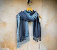 Naložite sliko v pregledovalnik galerije, sal sali šal šali pasmina pašmina ženski šali modni šali zenski sal bombaž viskoza šali lepota mehko jesenski šal zimski šal prehodni šal poletni šali moder modra