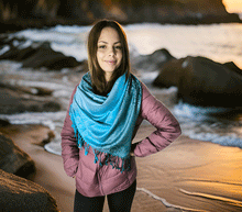 Naložite sliko v pregledovalnik galerije, sal sali šal šali pasmina pašmina ženski šali modni šali zenski sal bombaž viskoza šali lepota mehko jesenski šal zimski šal prehodni šal poletni šali turkiz modra