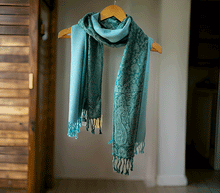 Naložite sliko v pregledovalnik galerije, sal sali šal šali pasmina pašmina ženski šali modni šali zenski sal bombaž viskoza šali lepota mehko jesenski šal zimski šal prehodni šal poletni šali turkiz modra