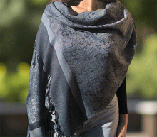 Naložite sliko v pregledovalnik galerije, sal sali šal šali pasmina pašmina ženski šali modni šali zenski sal bombaž viskoza šali lepota mehko jesenski šal zimski šal prehodni šal poletni šali vzorci siva