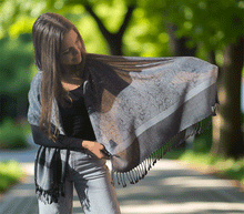 Naložite sliko v pregledovalnik galerije, sal sali šal šali pasmina pašmina ženski šali modni šali zenski sal bombaž viskoza šali lepota mehko jesenski šal zimski šal prehodni šal poletni šali vzorci siva