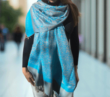 Naložite sliko v pregledovalnik galerije, sal sali šal šali pasmina pašmina ženski šali modni šali zenski sal bombaž viskoza šali lepota mehko jesenski šal zimski šal prehodni šal poletni šali vzorci moder turkiz