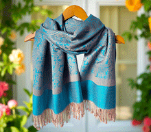 Naložite sliko v pregledovalnik galerije, sal sali šal šali pasmina pašmina ženski šali modni šali zenski sal bombaž viskoza šali lepota mehko jesenski šal zimski šal prehodni šal poletni šali vzorci moder turkiz