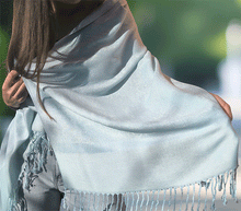 Naložite sliko v pregledovalnik galerije, sal sali šal šali pasmina pašmina ženski šali modni šali zenski sal bombaž viskoza šali lepota mehko jesenski šal zimski šal prehodni šal poletni šali vzorci moder