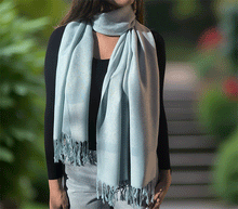 Naložite sliko v pregledovalnik galerije, sal sali šal šali pasmina pašmina ženski šali modni šali zenski sal bombaž viskoza šali lepota mehko jesenski šal zimski šal prehodni šal poletni šali vzorci moder