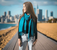 Naložite sliko v pregledovalnik galerije, sal sali šal šali pasmina pašmina ženski šali modni šali zenski sal bombaž viskoza šali lepota mehko jesenski šal zimski šal prehodni šal poletni šali vzorci turkiz