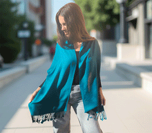 Naložite sliko v pregledovalnik galerije, sal sali šal šali pasmina pašmina ženski šali modni šali zenski sal bombaž viskoza šali lepota mehko jesenski šal zimski šal prehodni šal poletni šali vzorci turkiz