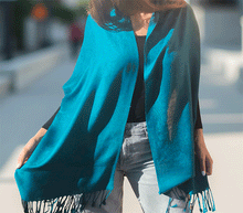 Naložite sliko v pregledovalnik galerije, sal sali šal šali pasmina pašmina ženski šali modni šali zenski sal bombaž viskoza šali lepota mehko jesenski šal zimski šal prehodni šal poletni šali vzorci turkiz