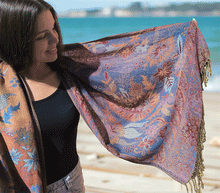 Naložite sliko v pregledovalnik galerije, sal sali šal šali pasmina pašmina ženski šali modni šali zenski sal bombaž viskoza šali lepota mehko jesenski šal zimski šal prehodni šal poletni šali naravni materiali