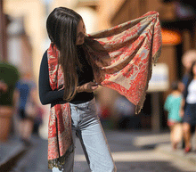 Naložite sliko v pregledovalnik galerije, sal sali šal šali pasmina pašmina ženski šali modni šali zenski sal bombaž viskoza šali lepota mehko jesenski šal zimski šal prehodni šal poletni šali naravni materiali