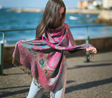 Naložite sliko v pregledovalnik galerije, sal sali šal šali pasmina pašmina ženski šali modni šali zenski sal bombaž viskoza šali lepota mehko jesenski šal zimski šal prehodni šal poletni šali naravni materiali