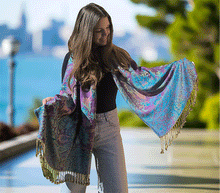 Naložite sliko v pregledovalnik galerije, sal sali šal šali pasmina pašmina ženski šali modni šali zenski sal bombaž viskoza šali lepota mehko jesenski šal zimski šal prehodni šal poletni šali naravni materiali