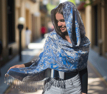 Naložite sliko v pregledovalnik galerije, sal sali šal šali pasmina pašmina ženski šali modni šali zenski sal bombaž viskoza šali lepota mehko jesenski šal zimski šal prehodni šal poletni šali naravni materiali blescice bleščice svetlikajoč