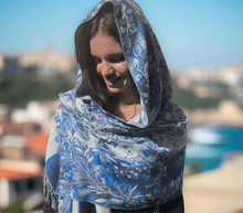 Naložite sliko v pregledovalnik galerije, sal sali šal šali pasmina pašmina ženski šali modni šali zenski sal bombaž viskoza šali lepota mehko jesenski šal zimski šal prehodni šal poletni šali naravni materiali blescice bleščice svetlikajoč