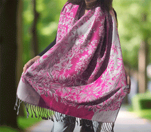 Naložite sliko v pregledovalnik galerije, sal sali šal šali pasmina pašmina ženski šali modni šali zenski sal bombaž viskoza šali lepota mehko jesenski šal zimski šal prehodni šal poletni šali naravni materiali blescice bleščice svetlikajoč