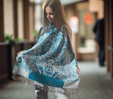 Naložite sliko v pregledovalnik galerije, sal sali šal šali pasmina pašmina ženski šali modni šali zenski sal bombaž viskoza šali lepota mehko jesenski šal zimski šal prehodni šal poletni šali naravni materiali blescice bleščice svetlikajoč