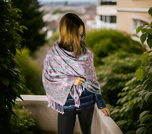 Naložite sliko v pregledovalnik galerije, sal sali šal šali pasmina pašmina ženski šali modni šali zenski sal bombaž viskoza šali lepota mehko jesenski šal zimski šal prehodni šal poletni šali roza naravni materiali good vibes