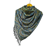 Naložite sliko v pregledovalnik galerije, sal sali šal craz šali pasmina pašmina ženski šali modni šali zenski sal bombaž viskoza šali lepota mehko jesenski šal zimski šal prehodni šal poletni šali črna modra naravni materiali good vibes