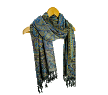 Naložite sliko v pregledovalnik galerije, sal sali šal craz šali pasmina pašmina ženski šali modni šali zenski sal bombaž viskoza šali lepota mehko jesenski šal zimski šal prehodni šal poletni šali črna modra naravni materiali good vibes