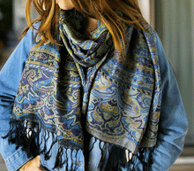 Naložite sliko v pregledovalnik galerije, sal sali šal craz šali pasmina pašmina ženski šali modni šali zenski sal bombaž viskoza šali lepota mehko jesenski šal zimski šal prehodni šal poletni šali črna modra naravni materiali good vibes