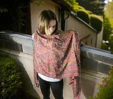 Naložite sliko v pregledovalnik galerije, sal sali šal crazy šali pasmina pašmina ženski šali modni šali zenski sal bombaž viskoza šali lepota mehko jesenski šal zimski šal prehodni šal poletni šali rdeča oranžna naravni materiali good vibes